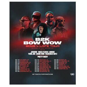 B2K & Bow Wow 2026 – Boys 4 Life Tour Poster 165